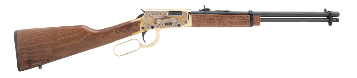 ROSSI RIO BRAVO WILD BILL HICKOK 22LR 18IN BARREL 15RD PVD GOLD ENGRAVED RL22181WD-GWBH - Taurus Savings